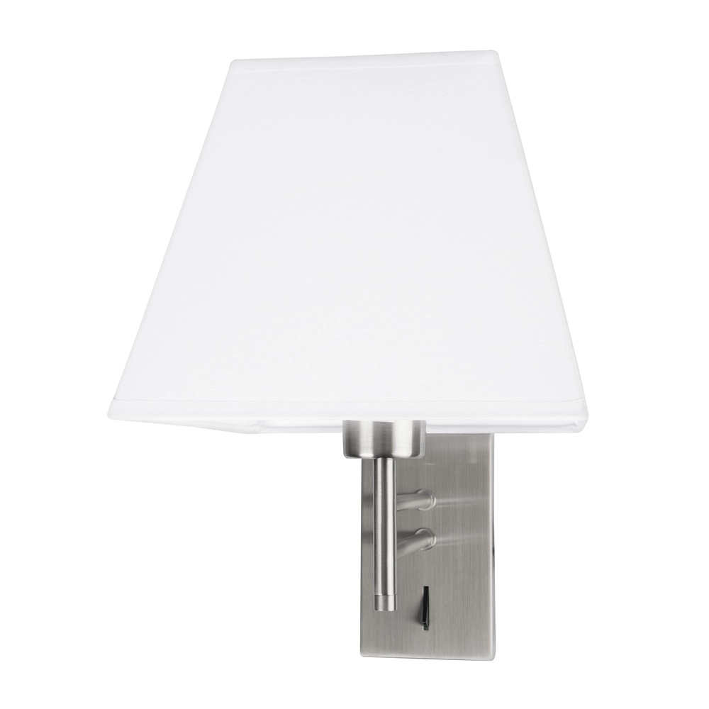 Wall lamp Logan white with chrome Lyora 5212017411020
