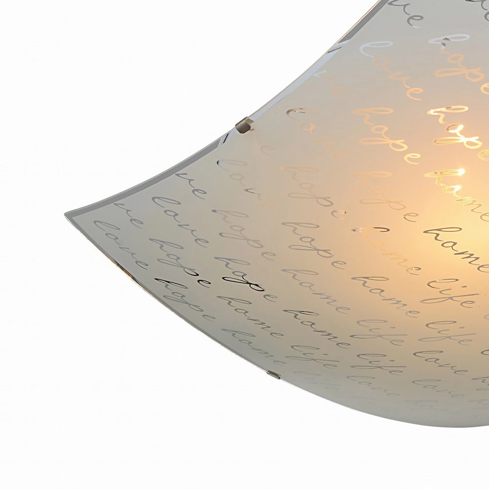 Unique ceiling light Signa 40 Text Trio 4017807364958