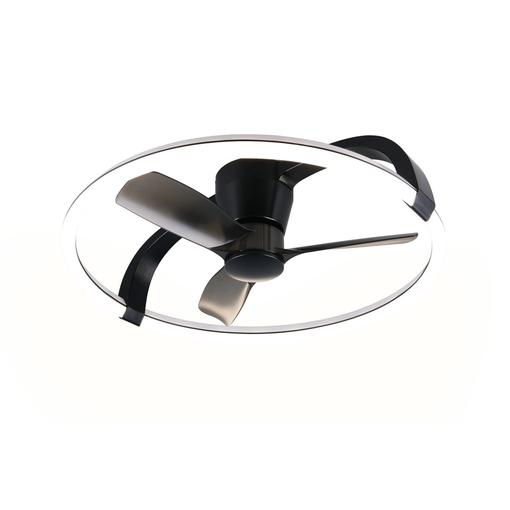 Smarthome fan Stockholm black Ø 73,5 Tuya Trio 4017807693133