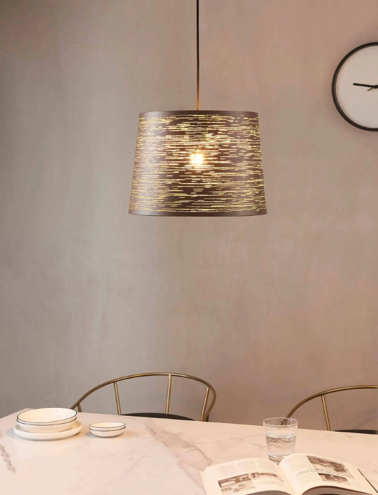 Mocha pendant lamp Segezia Ø 35cm Eglo 9002759994396