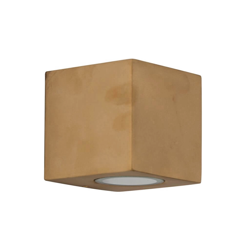 Wall spotlight Levi brass down