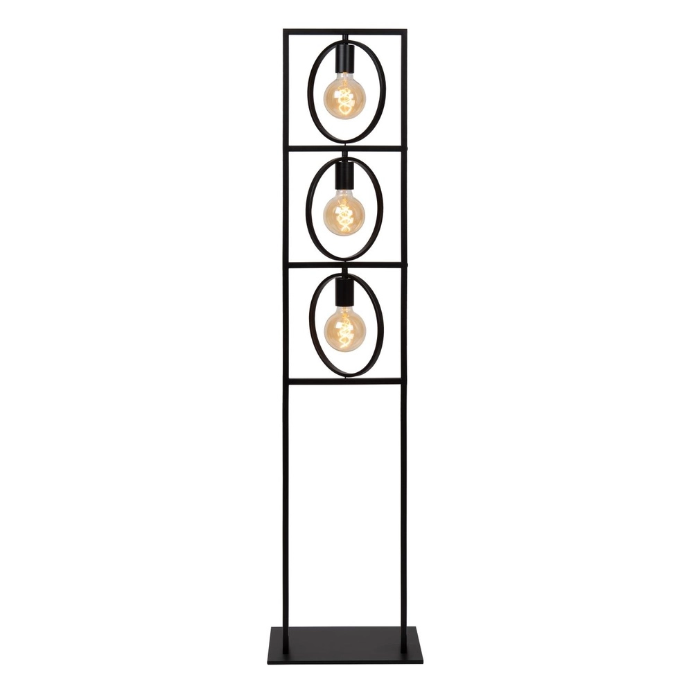 Unique floor lamp Suus 3-light black Lucide 5411212010896