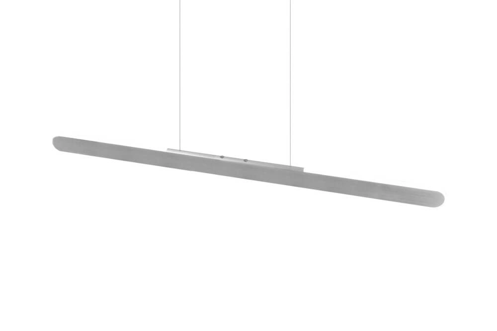 Unique pendant lamp Helios brushed metal Trio 4017807597929