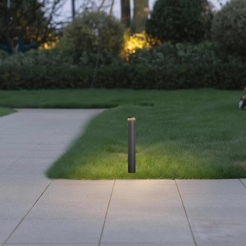 Modern path lighting Bast dark grey 45cm - 3000K