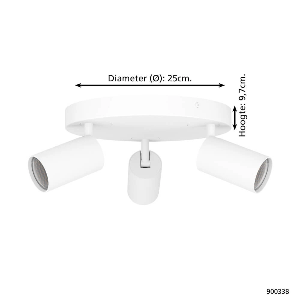 Ceiling lamp Zigbee Telimbela-Z Ø 25cm white Eglo 9008606239962