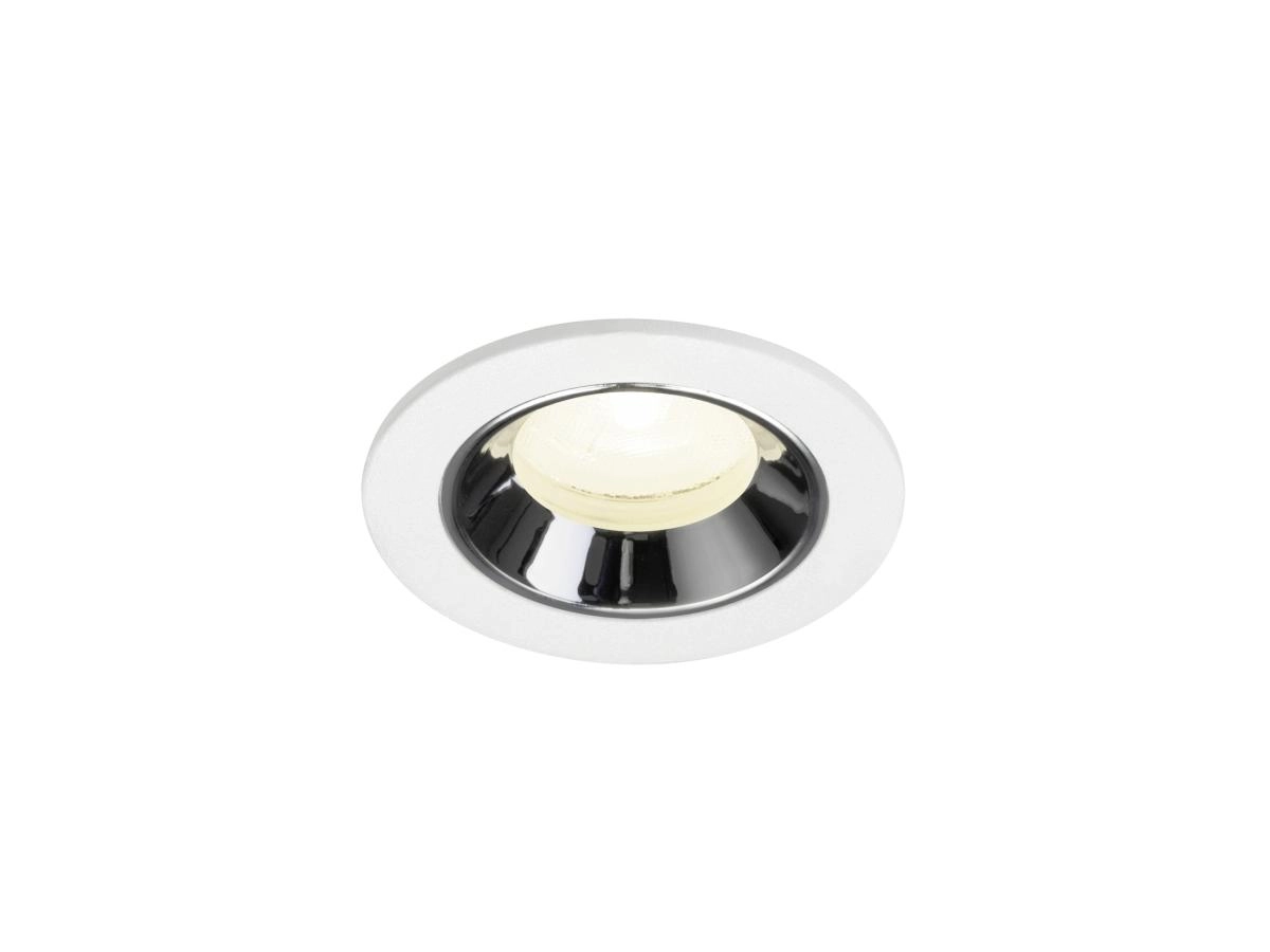 Recessed spotlight Numinos XS white/chrome 4000K - 20deg