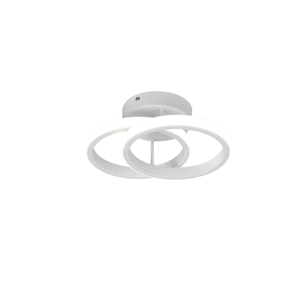 White ceiling lamp Kasia Round design