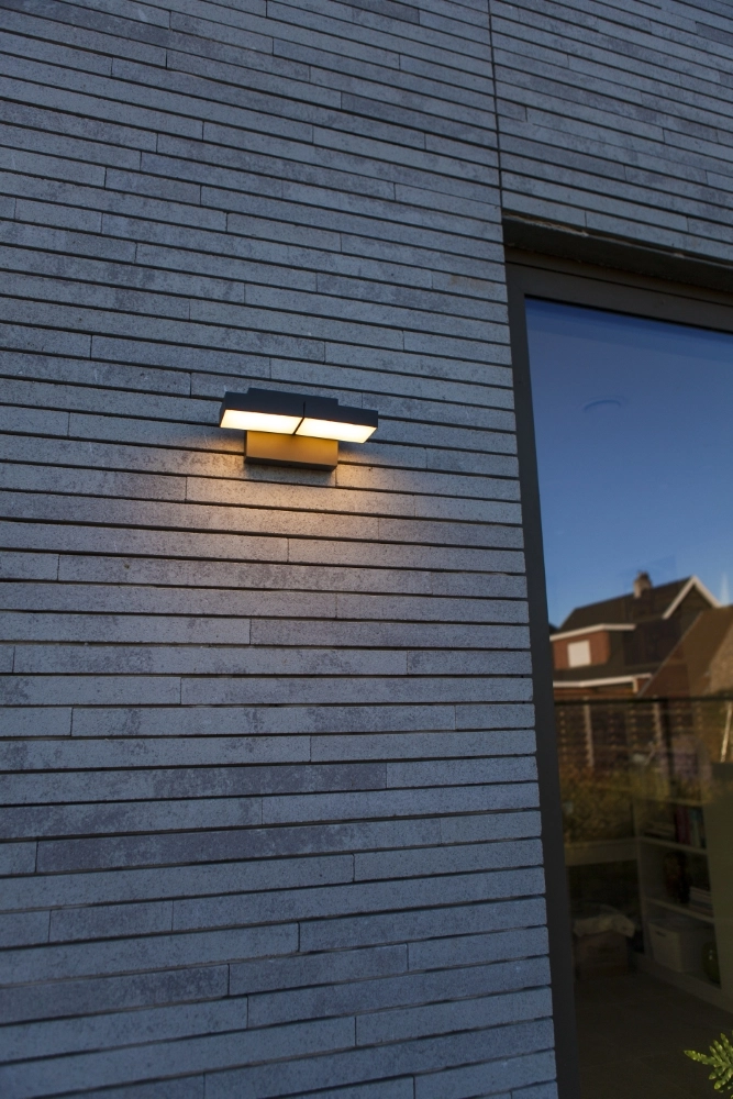 Unique wall lamp Twisto grey Lutec 6939412018157