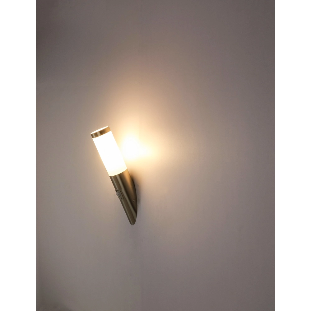 Outdoor lamp Boston Led Stainless steel with white and sensor Globo 9007371282333
