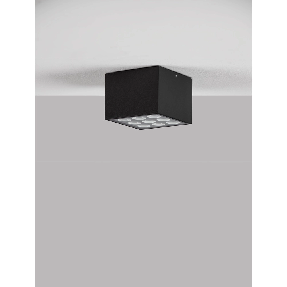 Ceiling lamp Jax square 11cm anthracite Lyora 5212017476685