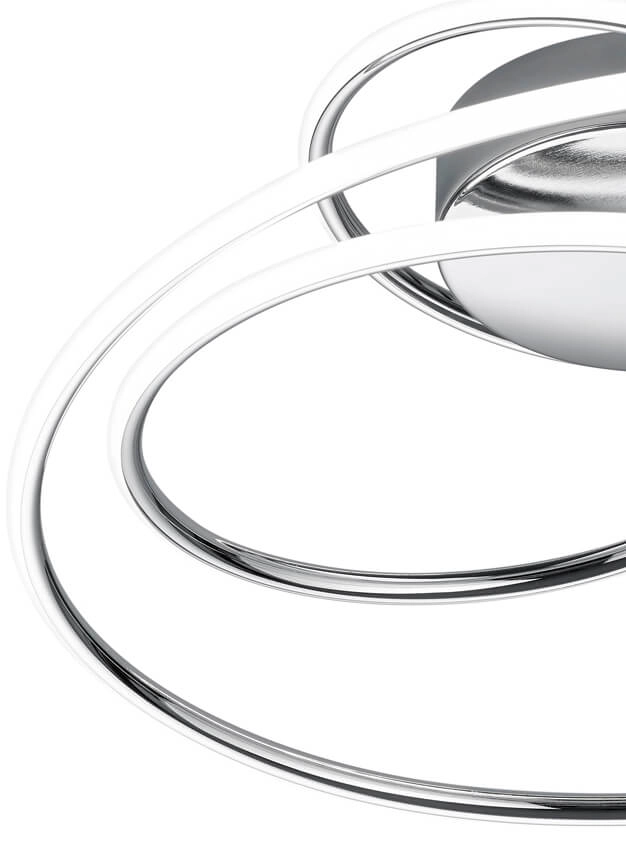 LED ceiling lamp Bologna chrome Trio 4017807525625