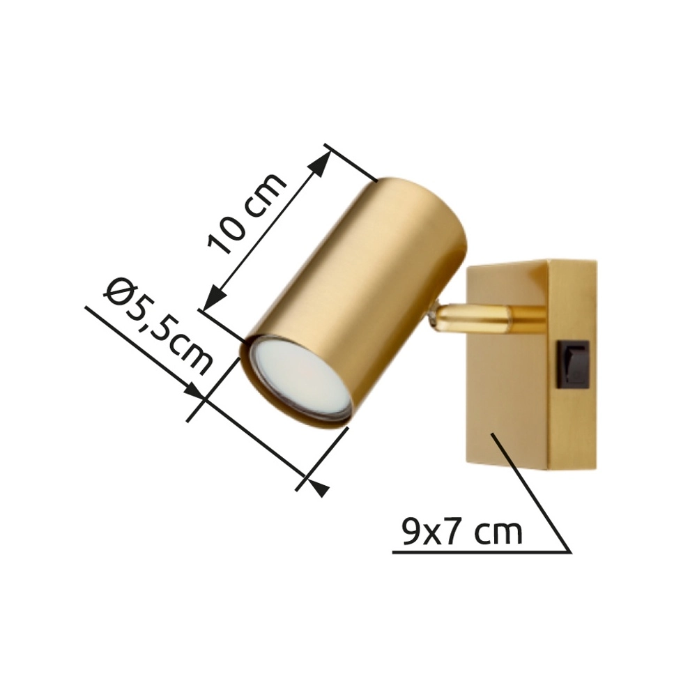 Surface-mounted spot Robby Gold Globo 9007371452071