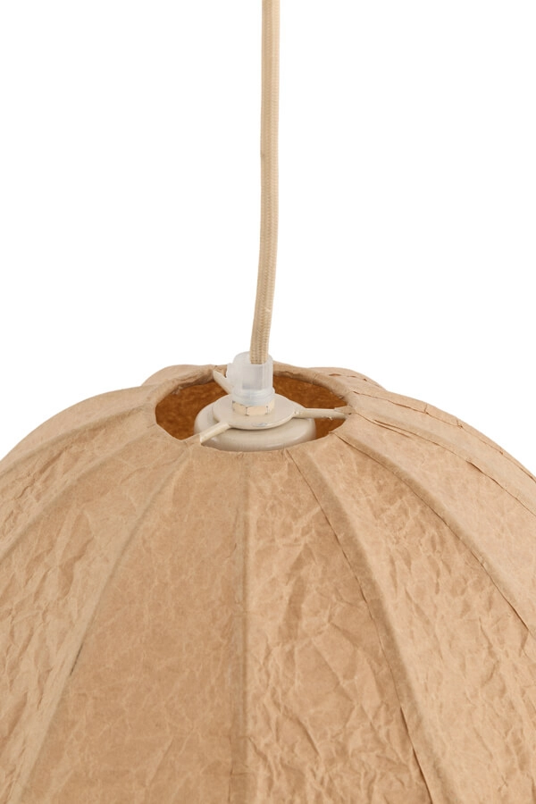 Brown pendant lamp Sukau Ø 50cm Light & Living 8717807743031