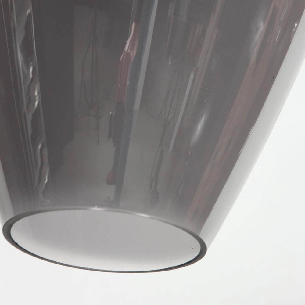 Pendant lamp HaloSwap with 1 smoke glass Ø 22.5cm Steinhauer 8712746179705