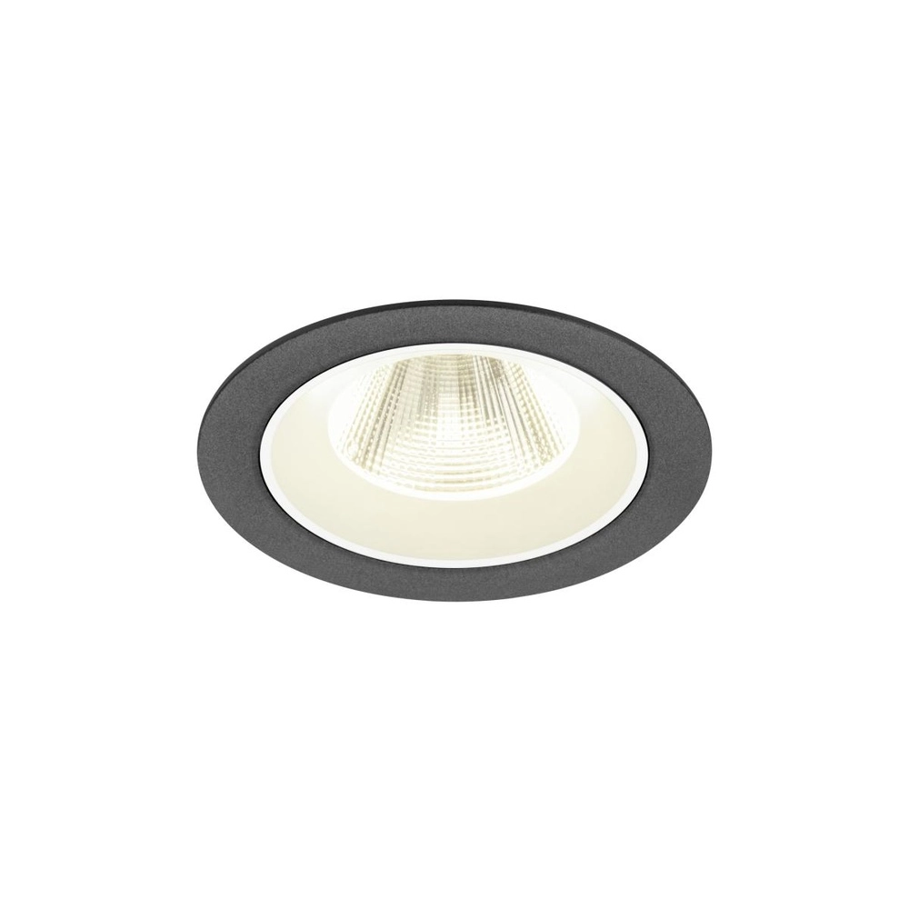 Recessed spotlight Numinos M black/white 4000K - 20deg