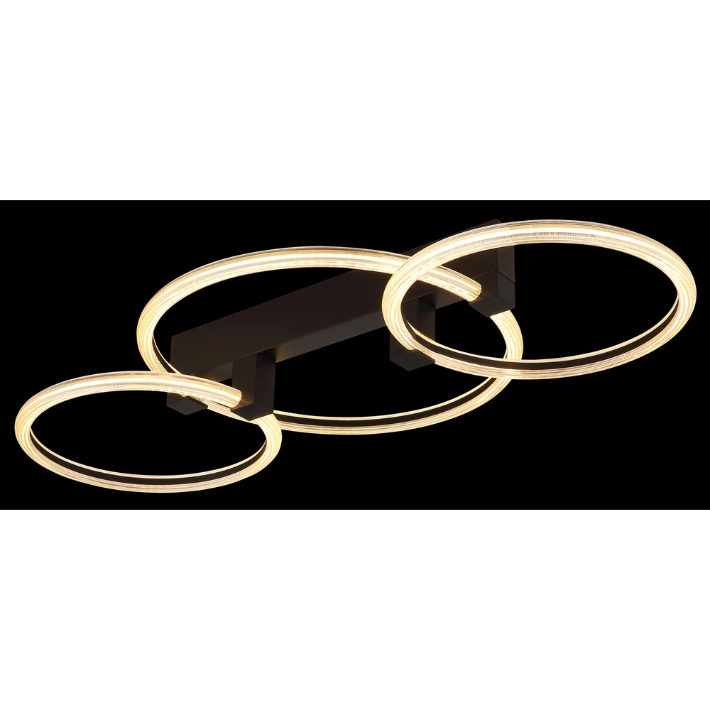 Ceiling lamp Fletcher Design black Globo 9007371592289