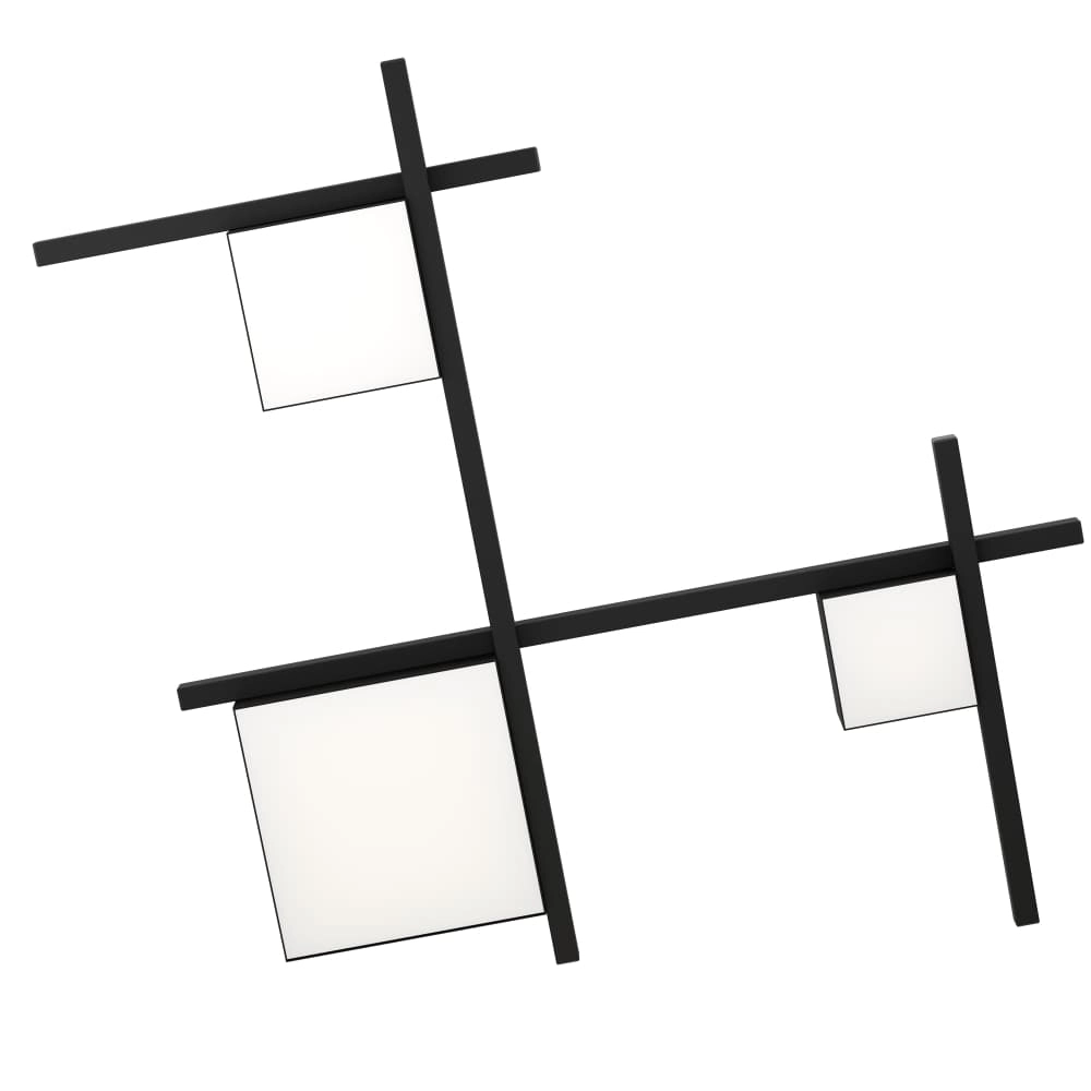 LED ceiling light Viareggio black Stars of Light 9002759396893