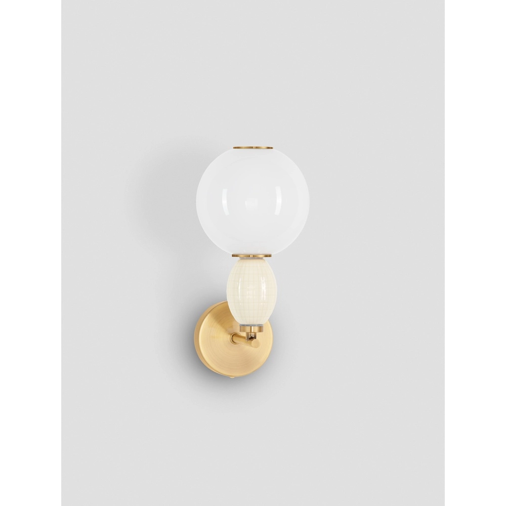 Wall lamp Obrie Gold with white Lyora 5212017484215
