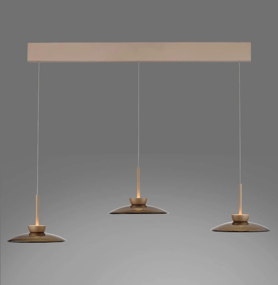 3-light hanging lamp Pure Moon bronze Paul Neuhaus 4012248383940