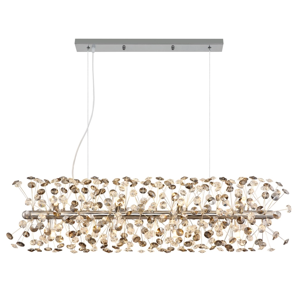Pendant lamp Katrina chrome 90cm Globo 9007371481347