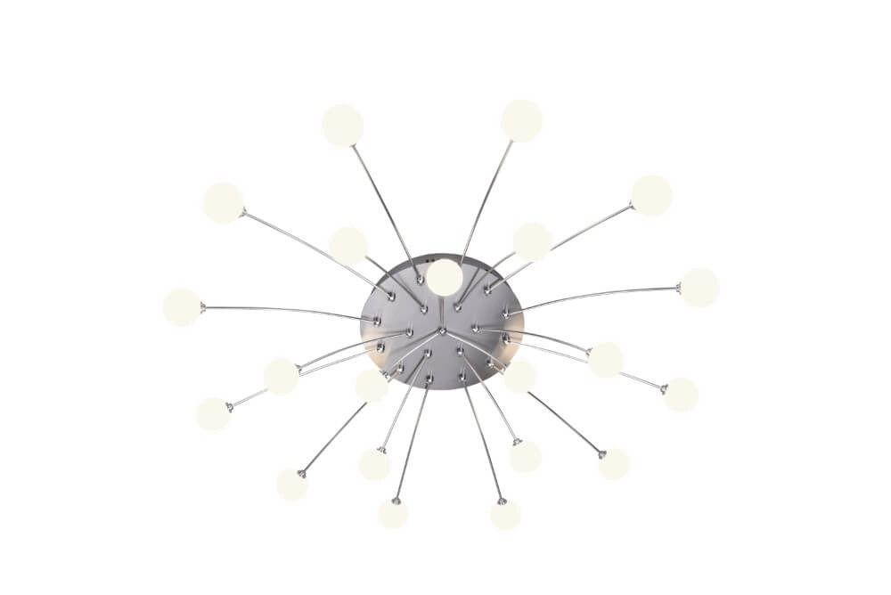 Designer ceiling lamp Bullet nickel Trio 4017807539226