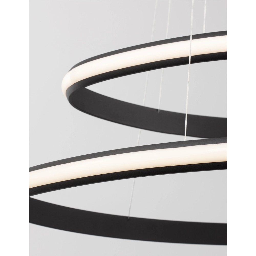 Design pendant lamp Aries black Ø 59cm Lyora 5212017419835