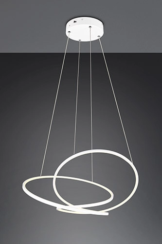 Vide pendant lamp Darvin white - 75cm Trio 4017807616064