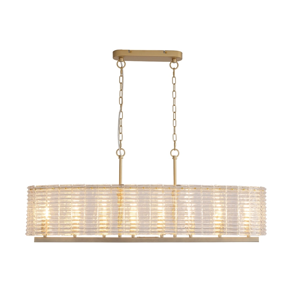 Classic pendant lamp Flute Gold