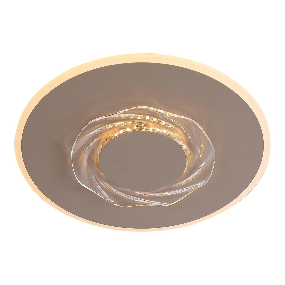 Modern ceiling light Wreath sand brown