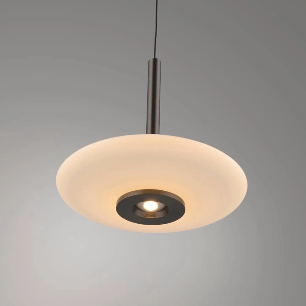 Design hanging lamp Pure Vitrum dark brown Paul Neuhaus 4012248383964