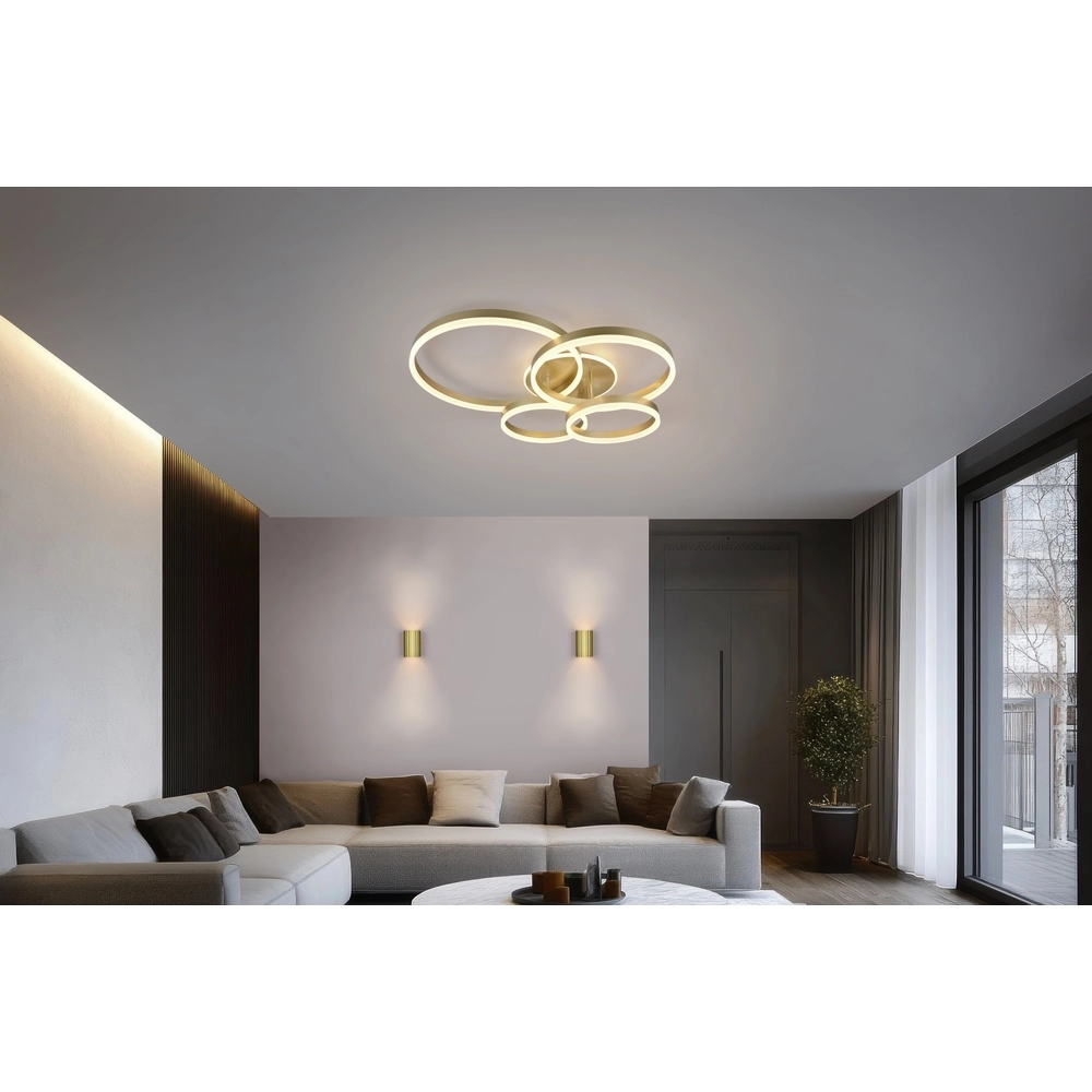 Surface-mounted spot Soka gold Trio 4017807657104