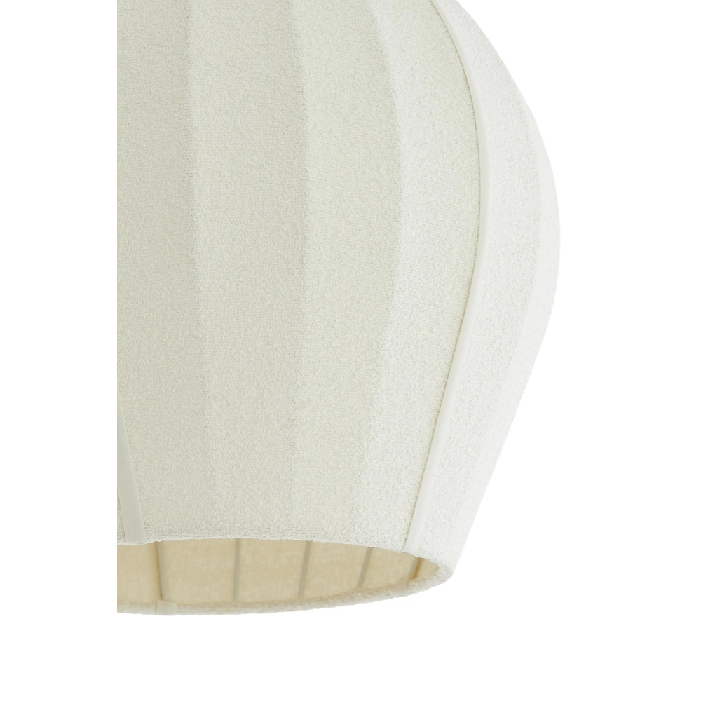 Bouclé pendant lamp Zagori Ø 44cm - cream Light & Living 8717807793074