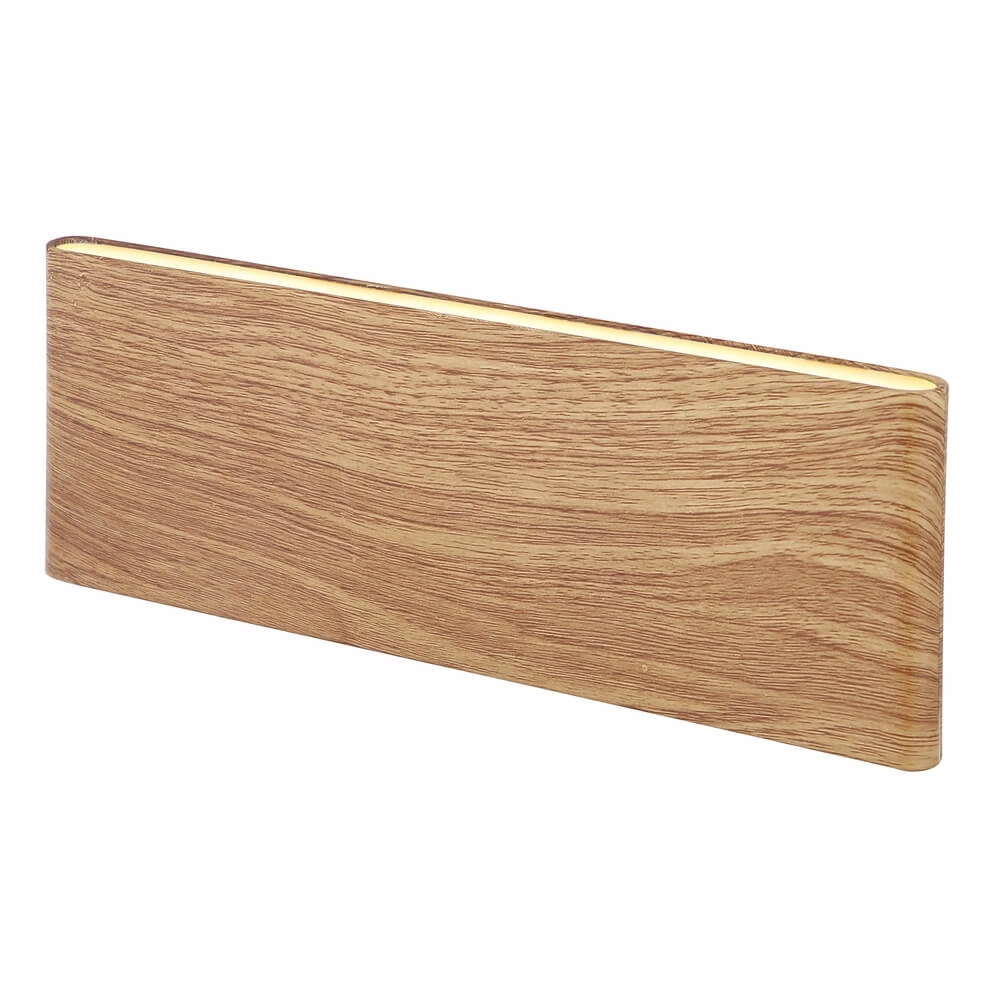 Design wall lamp Siegfried S wood with switch Globo 9007371421145