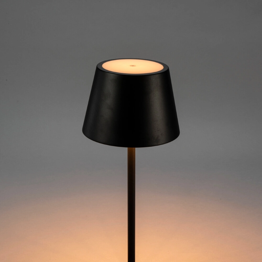 Rechargeable floor lamp Pomezia Medium black KonstSmide 7318307841756