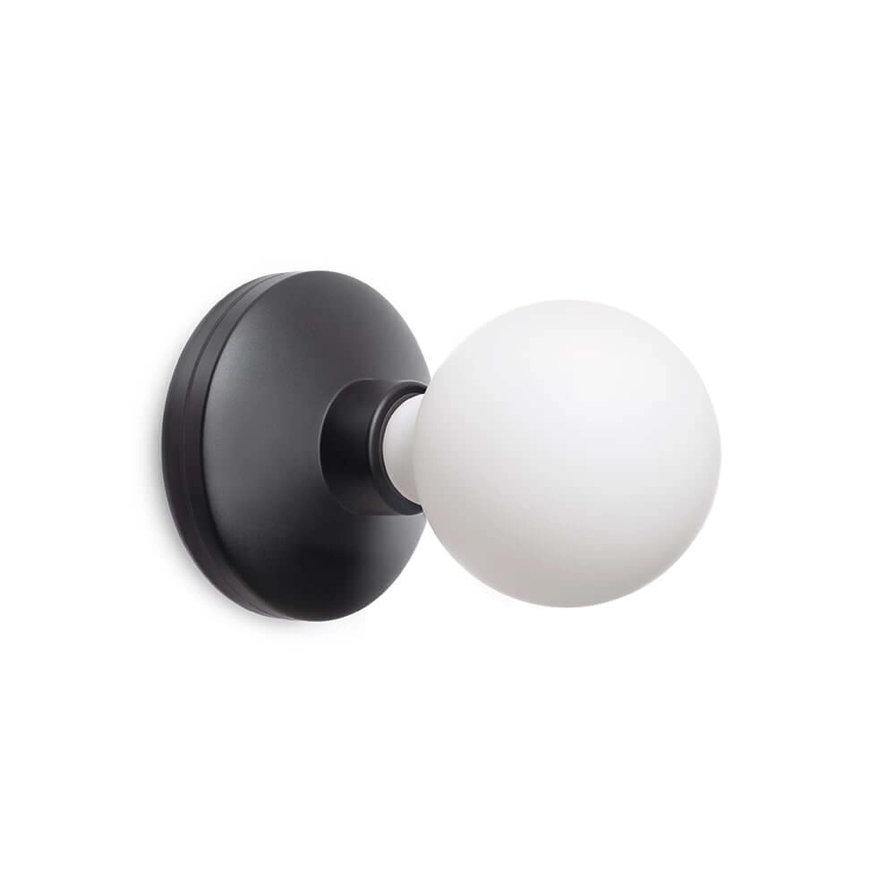 Rechargeable wall lamp Bee Black Frosted