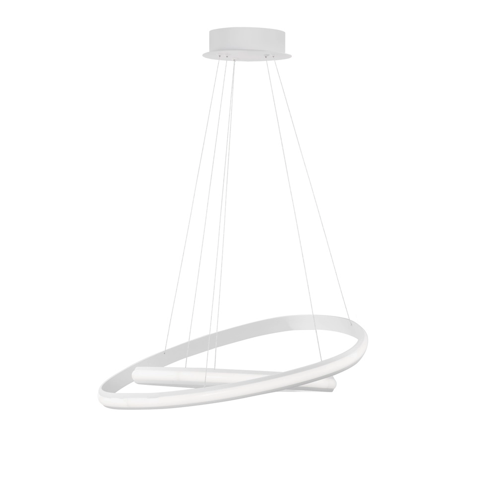Design pendant lamp Aries white Ø 59cm Lyora 5212017419811