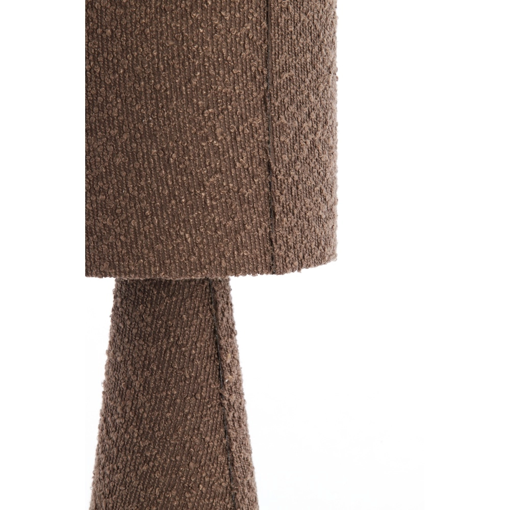 Boucle table lamp Micky 58cm - brown Light & Living 8717807782764