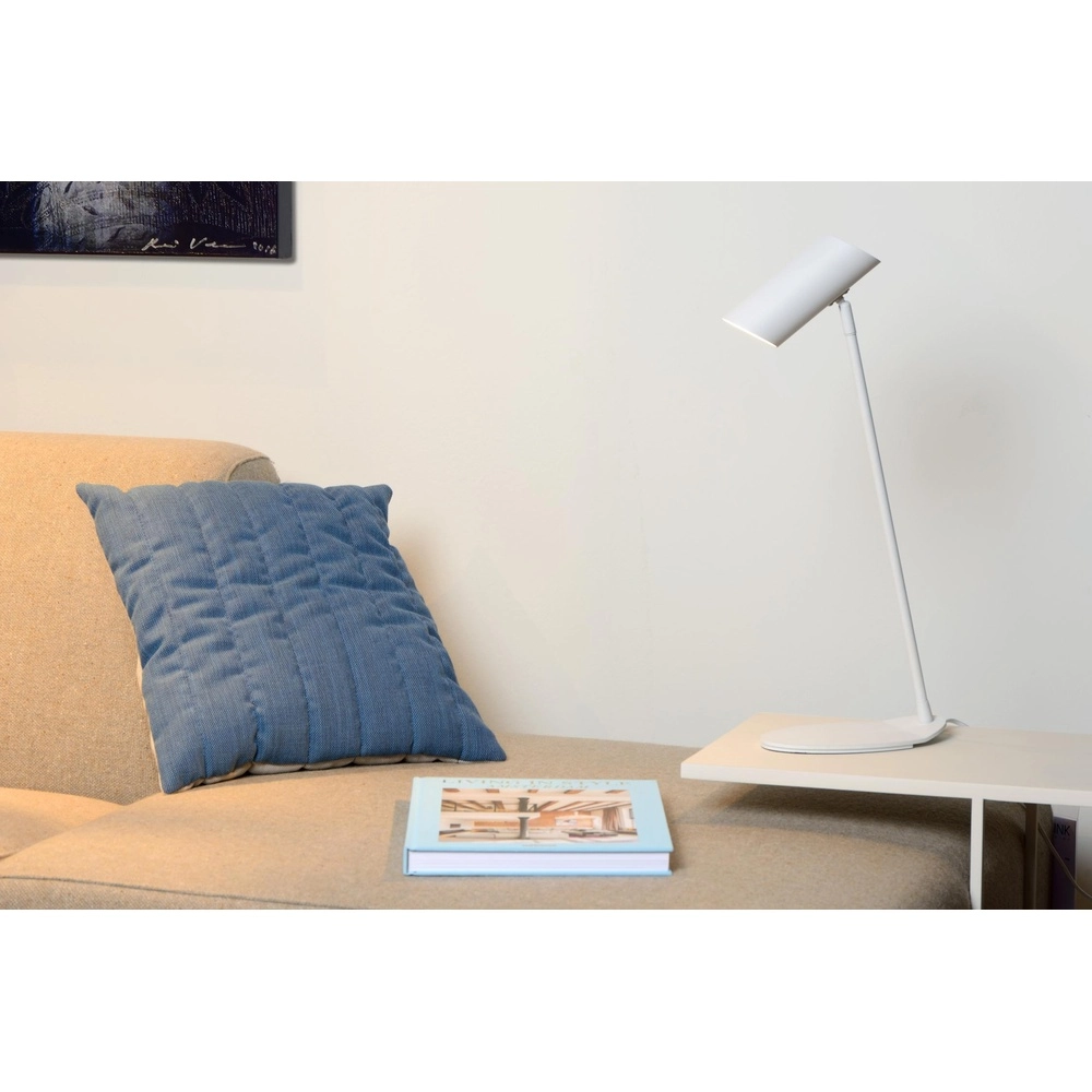 Desk lamp Hester white Lucide 5411212193841