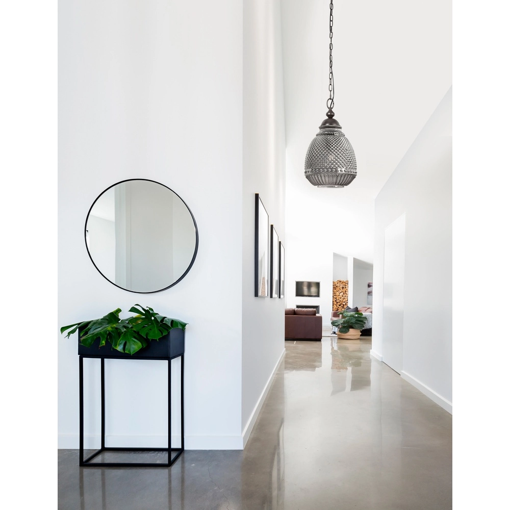 Pendant lamp Toulon Grey glass