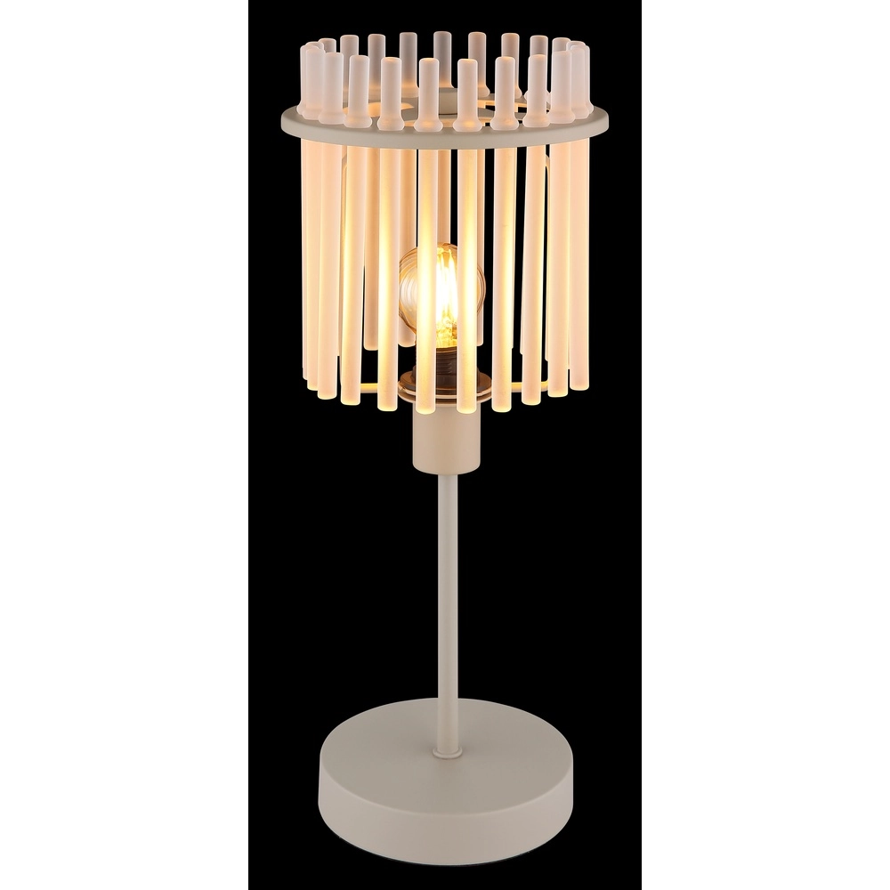 Table lamp Gorley sand brown with glass Globo 9007371569700