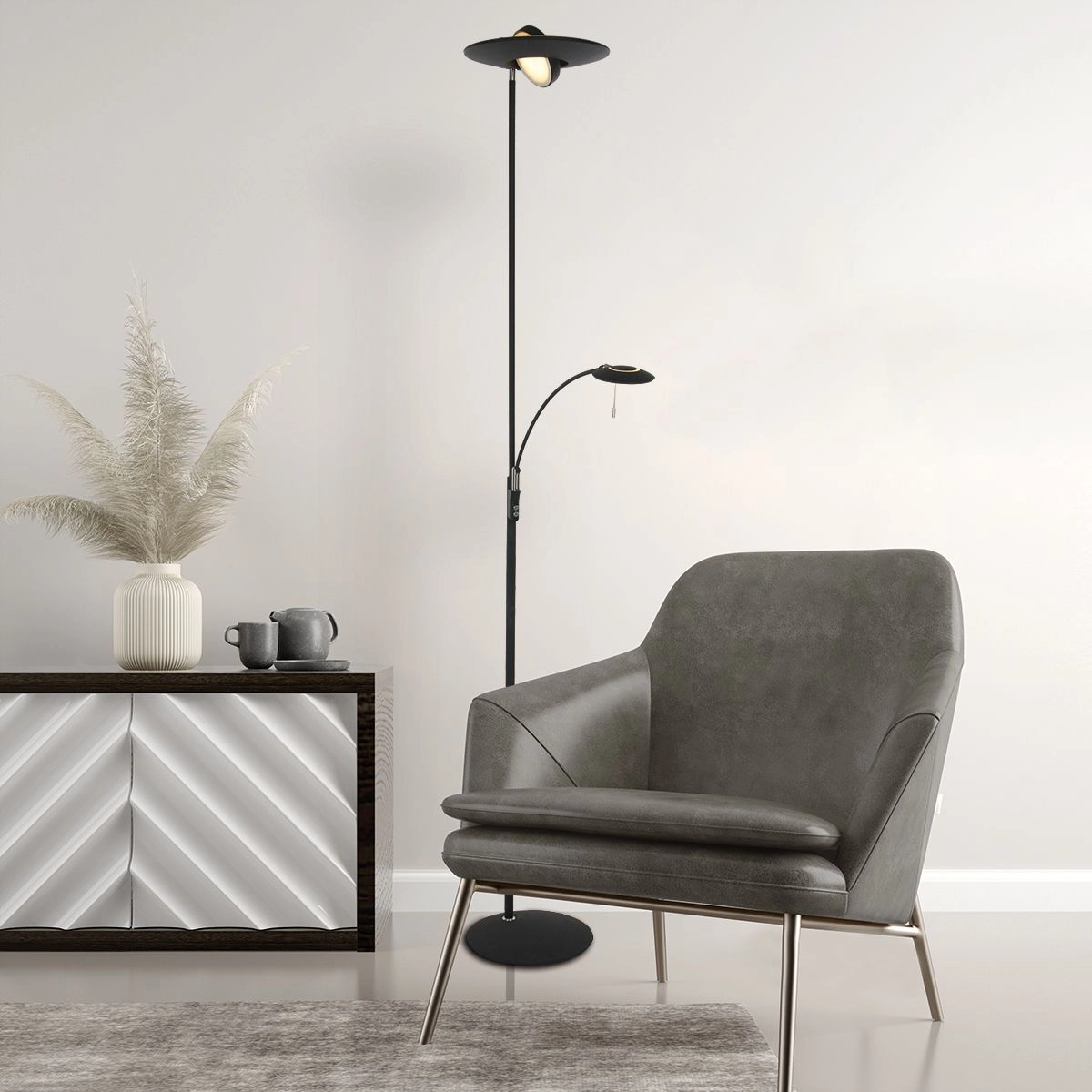 Reading lamp Zenith LED black Steinhauer 8712746113396