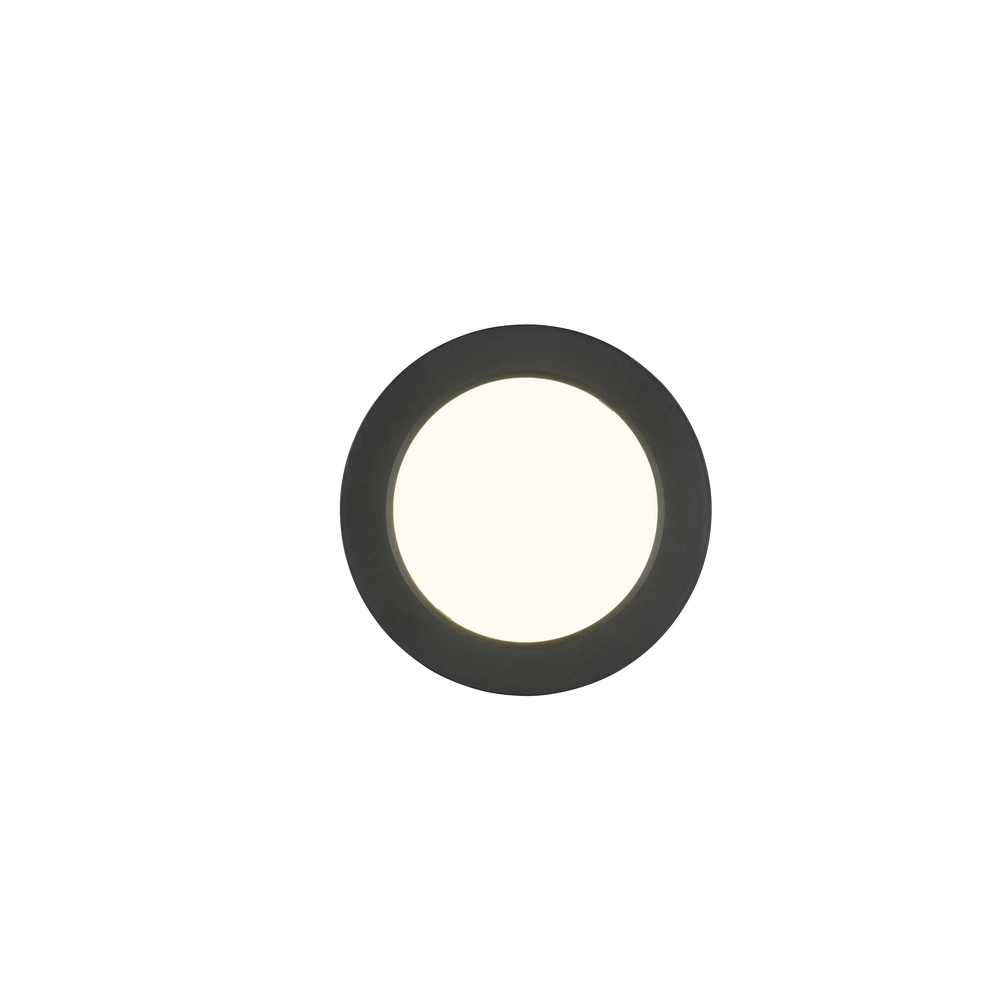 Recessed spotlight Ural black Ø 17.1cm Trio 4017807711462