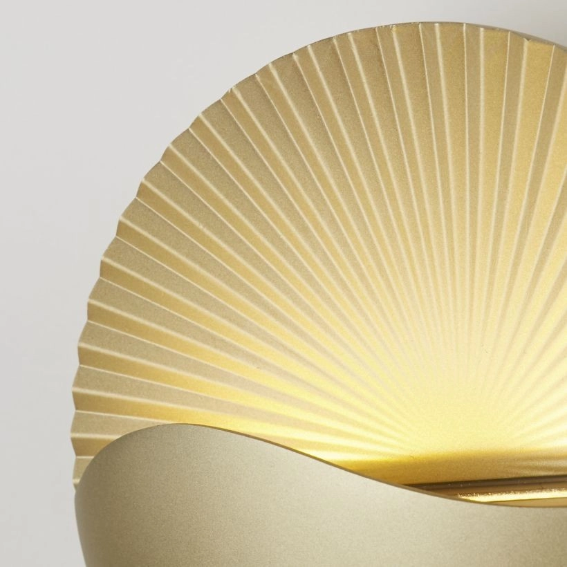 Modern wall lamp Sunrise gold Lyora 5053423289045