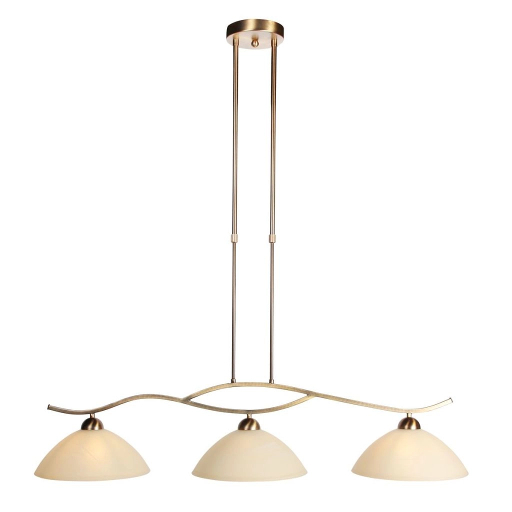 Classic pendant lamp Anthea 3-light bronze Steinhauer 8712746180213