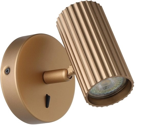 Surface-mounted spot Portillo Single gold
