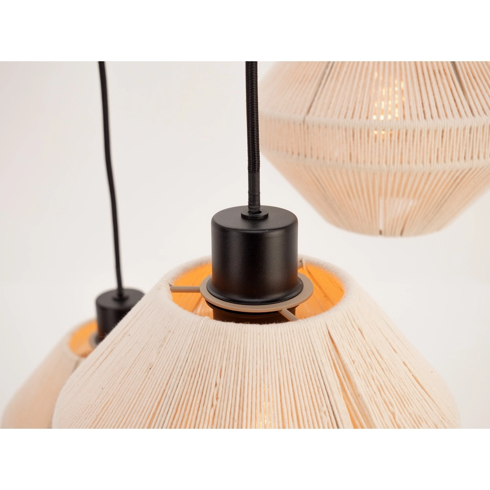 Rope Pendant Light Midsumer 3x Ø 22cm Eglo 9002759440015