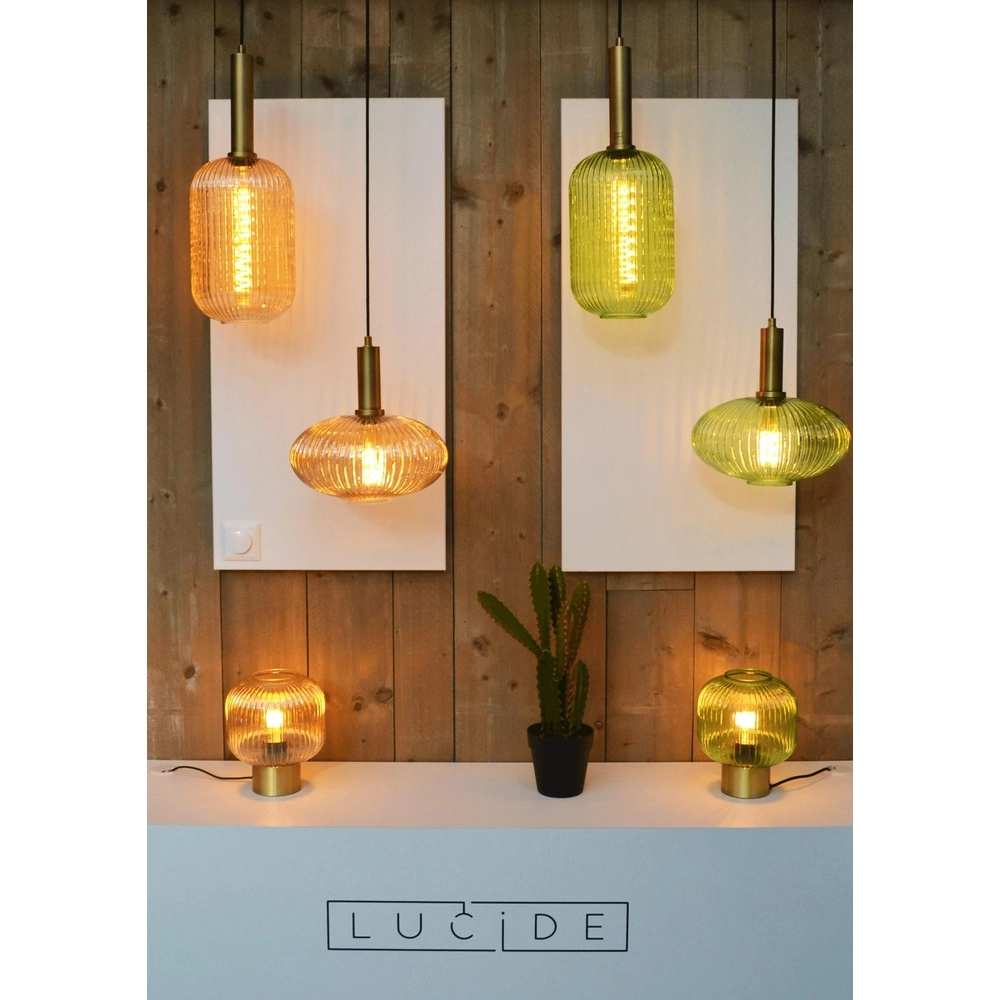 Pendant lamp Maloto Ø 30cm green Lucide 5411212451194