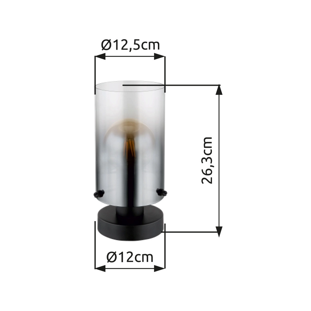 Table lamp Florentina Black design Globo 9007371458141