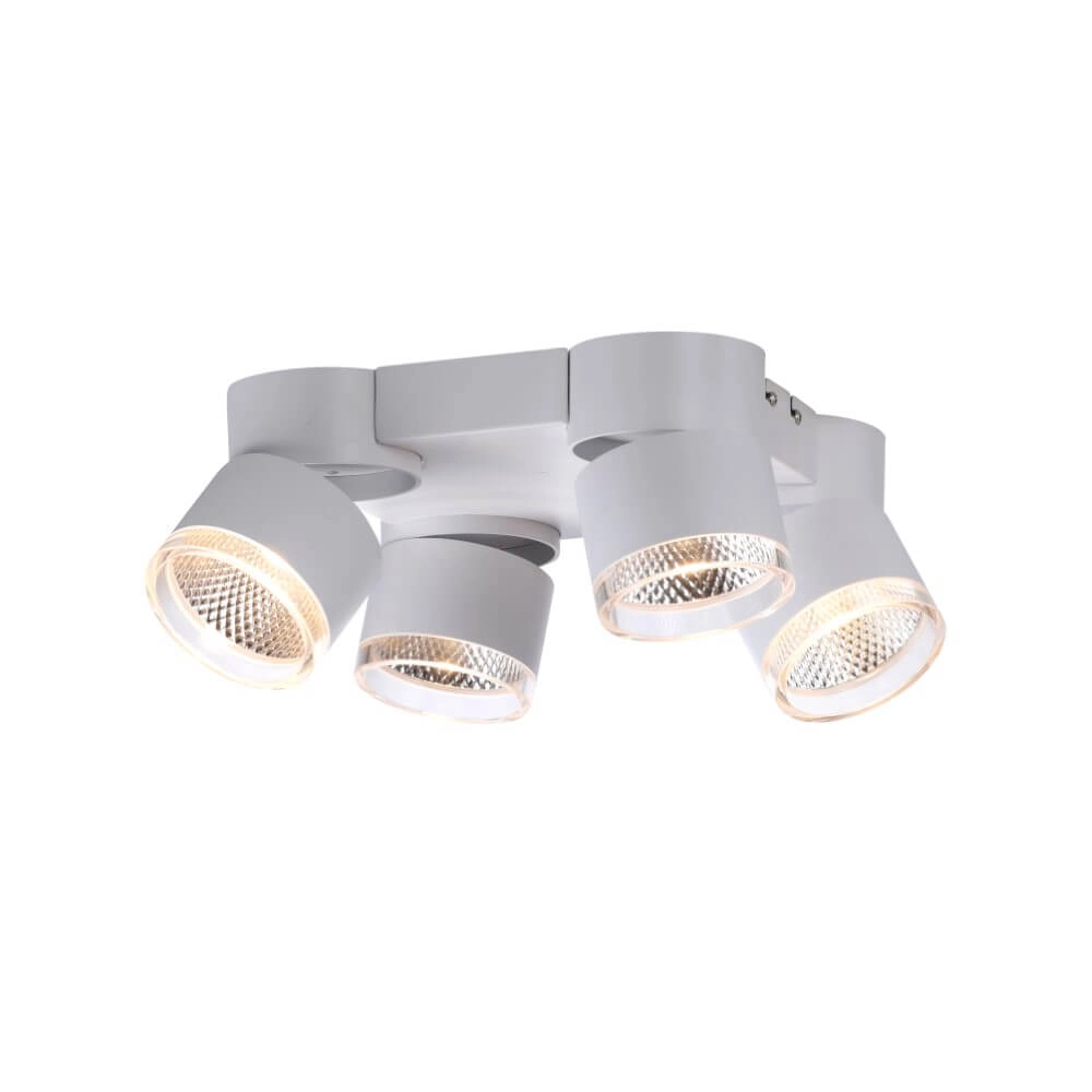 White ceiling lamp Pure Nola 4-light Paul Neuhaus 4012248374559