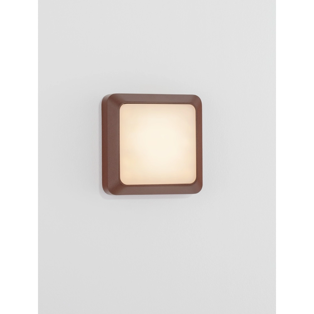 Square wall lamp Appia Rusty brown Lyora 5212017449597